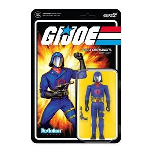 Super7 G.I. Joe ReAction Cobra Commander (Toy Colors V2) Figure